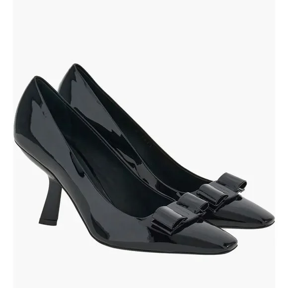 Ferragamo Anz Vara Bow Pump in Black, New, Size 7 - Picture 9 of 9